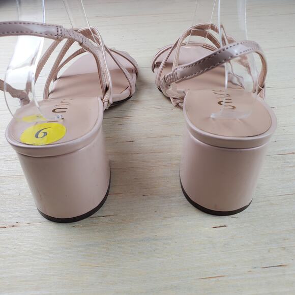 UNISA | Strappy | Beige | Chunky Heel Sandals | Size 9 - Picture 4 of 8